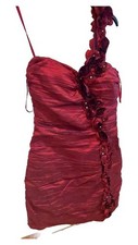 Abito da cerimonia donna peperoncino taglia 38/M rosso elegante glamour festa