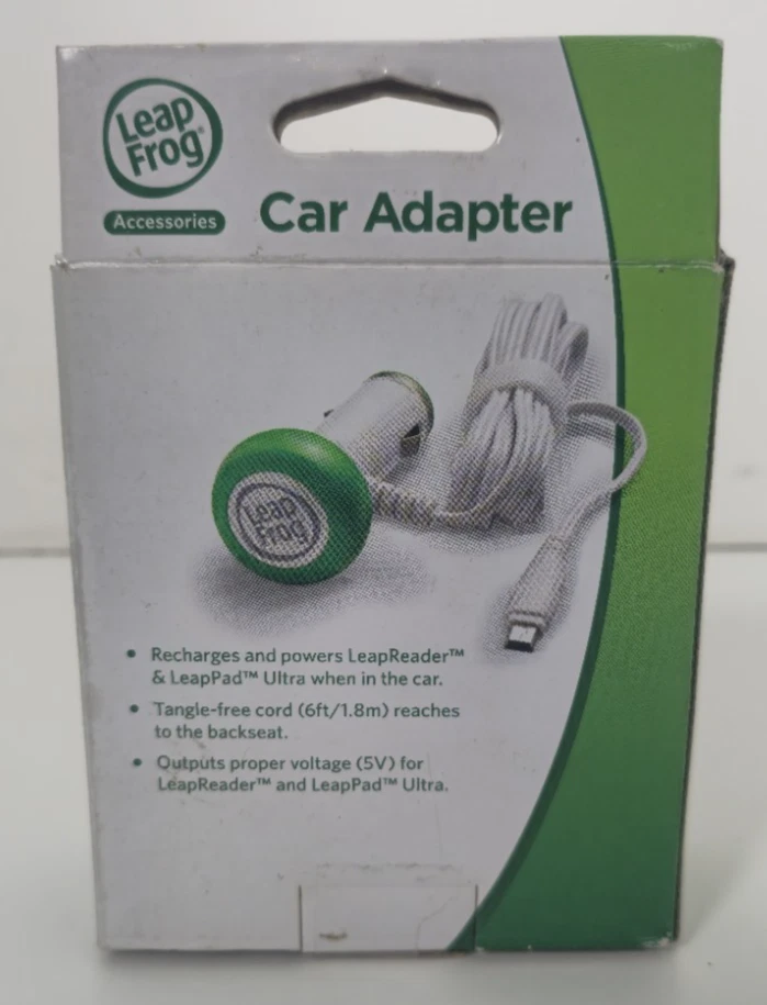 Cargador Adaptador Coche LEAP FROG Nuevo - LeapPad/2 Leapster GS Explorer 690-11291 Foto 3 de 4