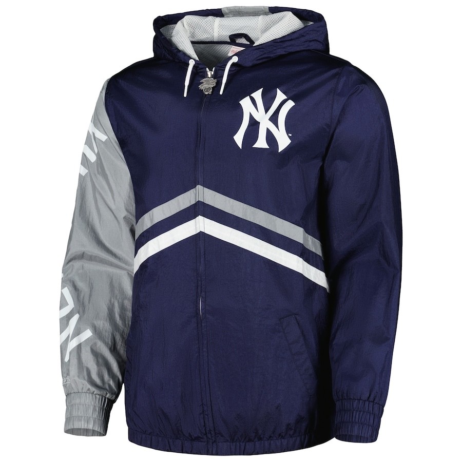 New York Yankees Mitchell & Ness Windbreaker Jacket BNWT MLB Aaron
