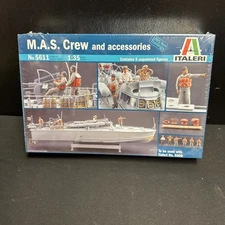 Italeri 5611 1:35 MAS Crew and Accessories - Brand New SEALED