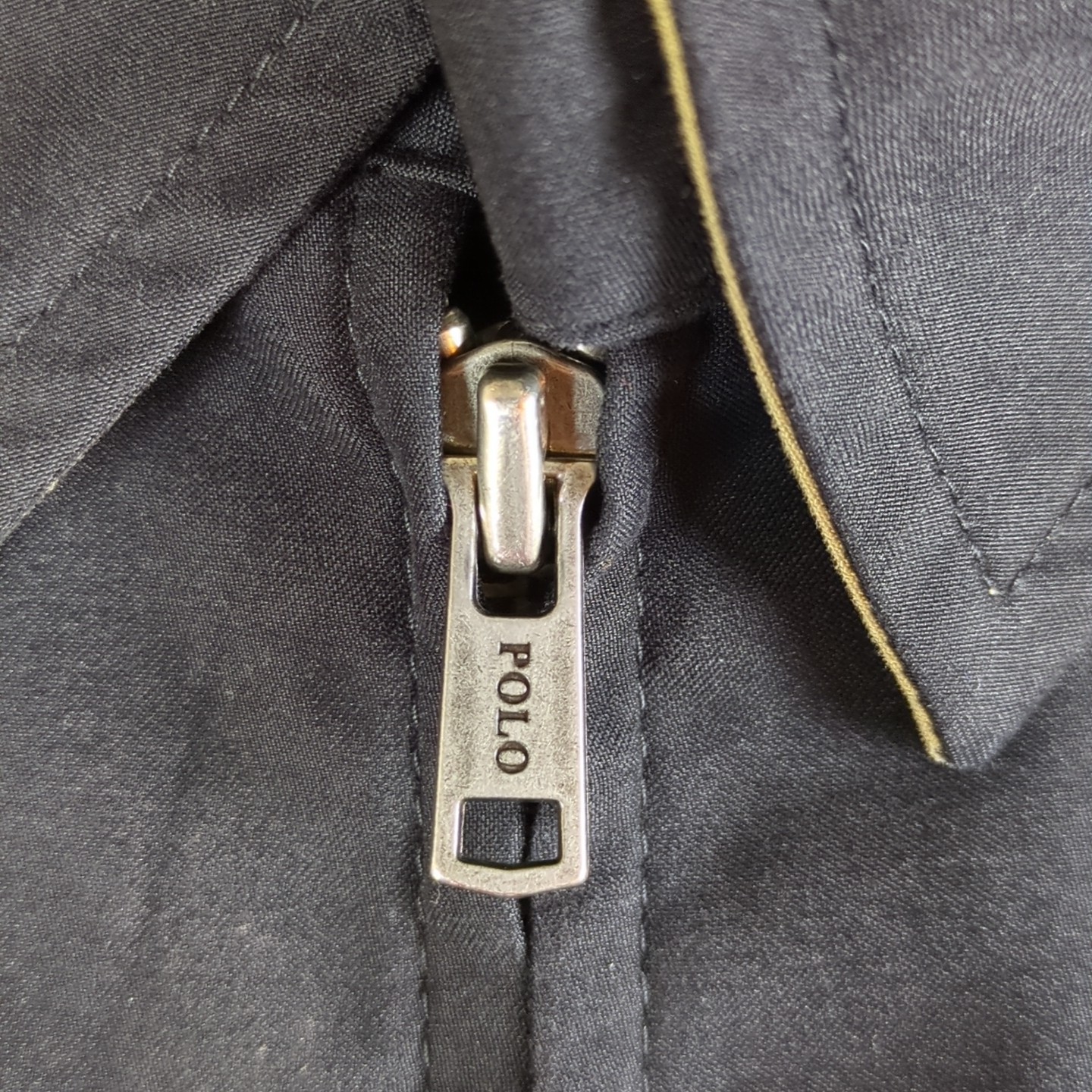 Vintage Polo Ralph Lauren Bi-Swing Jacket Mens Medium Black Full Zip Windbreaker thumbnail 5