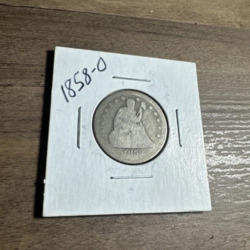 1858-O Seated Liberty Quarter — photo from another recent sale