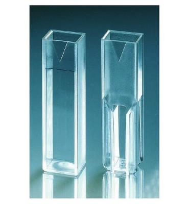 (500/Cs) AVANTOR VWR Disposable 3.0mL PS Semi-Micro Cuvettes Two-Sided 97000-586