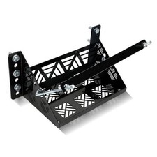 Universal Battery Mounting Tray, Battery Holder Bracket Compatible A-New Black