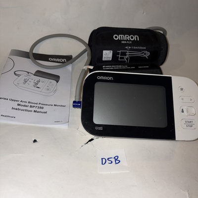 #ad VGC Omron BP7350 Upper Arm Blood Pressure Monitor Bluetooth Works $26.87