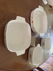 3 Piece Corning Ware Wildflower Set A-8-B, A-1-B, P-43-B — photo 1