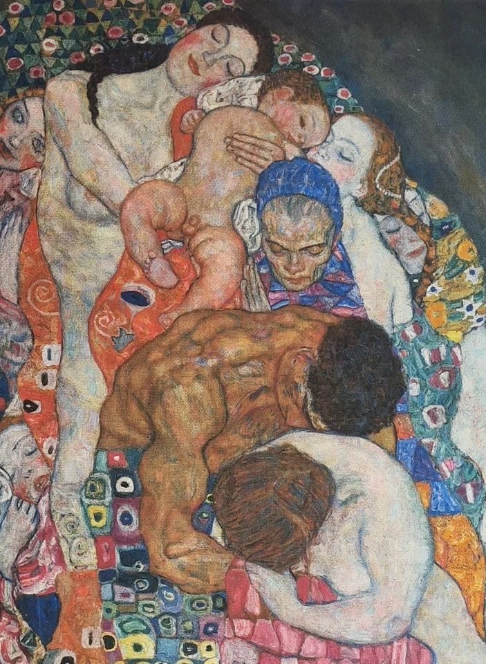 GUSTAV KLIMT * Death and Life * 70 x 50 cm * signed lithograph *limited # 16/200 - Bild 2 von 4