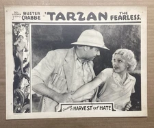 Tarzan the Fearless Chapter 11 Lobby Card A~ Buster Crabbe ~Edgar Rice Burroughs