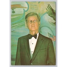John F Kennedy JFK Famous Hall of Presidents Gettysburg Pennsylvania Postcard