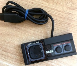 MANETTE OFFICIELLE SEGA MASTER SYSTEM PAL EURO GAMEPAD CONTROLLER Excellent état