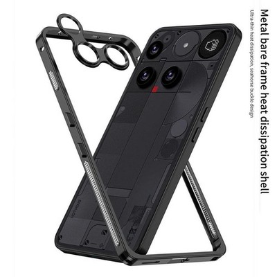 for Nothing-Phone 3/phone3a/3apro Metal Lens Frame Seahorse Buckle Case  G1D3