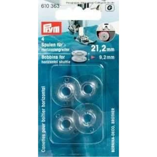 NäHmaschinen-Spulen NäHmaschinenspulen Horizontalgreifer Bernina Prym 610363-image