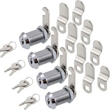 Cabinet Cam Lock Keyed Alike Cam Secure File Drawer Door Mailbox Tool 1-1/8 Inch