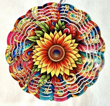 Hanging Wind Spinner 8  Custom Aluminum Colorful Wind Spinner For Indoor Outdoor