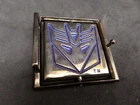 Hasbro 2007 Transformers Autobot Decepticon Reversible Metal NOS Belt Buckle