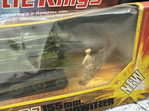 Matchbox Battlekings K-107 155mm S.P. HOWITZER Die Cast Tank Men NEW Vintage - Picture 4 of 7
