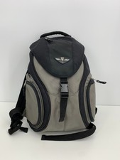 Vintage Mercedes Formula One Team Backpack Bag Gray and Black RARE