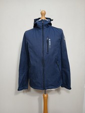 Killtec Herrenjacke M Navy Blau Kapuze Wasserabweisend Winddicht