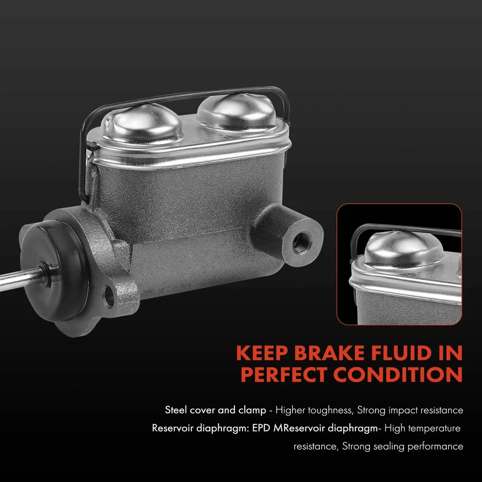 Nuevo cilindro maestro de freno con depósito para Ford F600 F700 F800 80-83 F7000 F8000 Foto 3 de 4