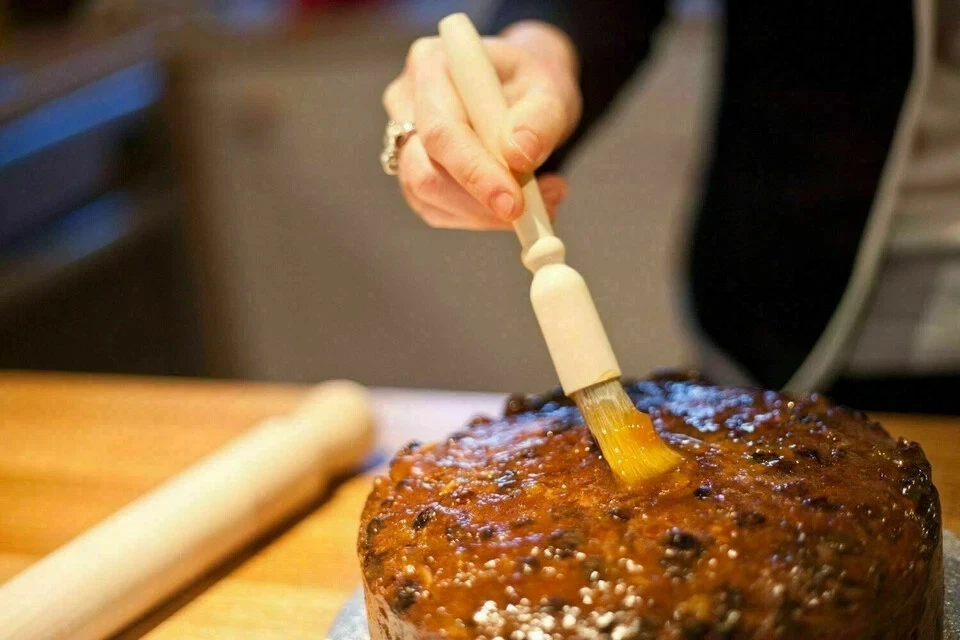 PASTRY WOODEN BRUSH EGG BASTING,GLAZING,BBQ,NAAN,SAMOSAS,COOKING,DUSTING,FLOUR  - Image 4 of 4