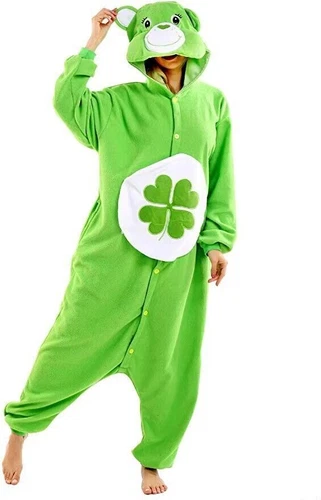Glücksbärchi Tier-Kostüme Karneval Fasching Onesie Jumpsuit Einteiler Overall - Bild 9 von 21