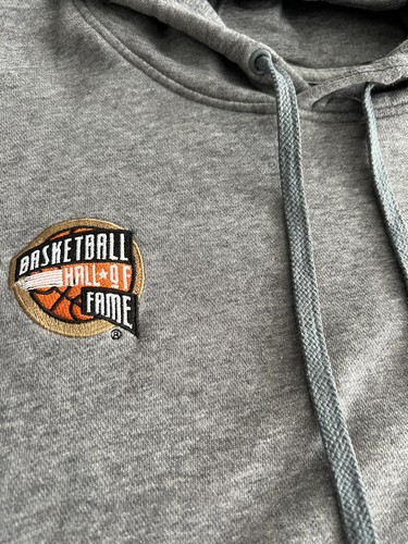 BASKETBALL HALL OF FAME NIKE HOODIE SWEATSHIRT PULLOVER HOF GREY XL - Imagen 4 de 8