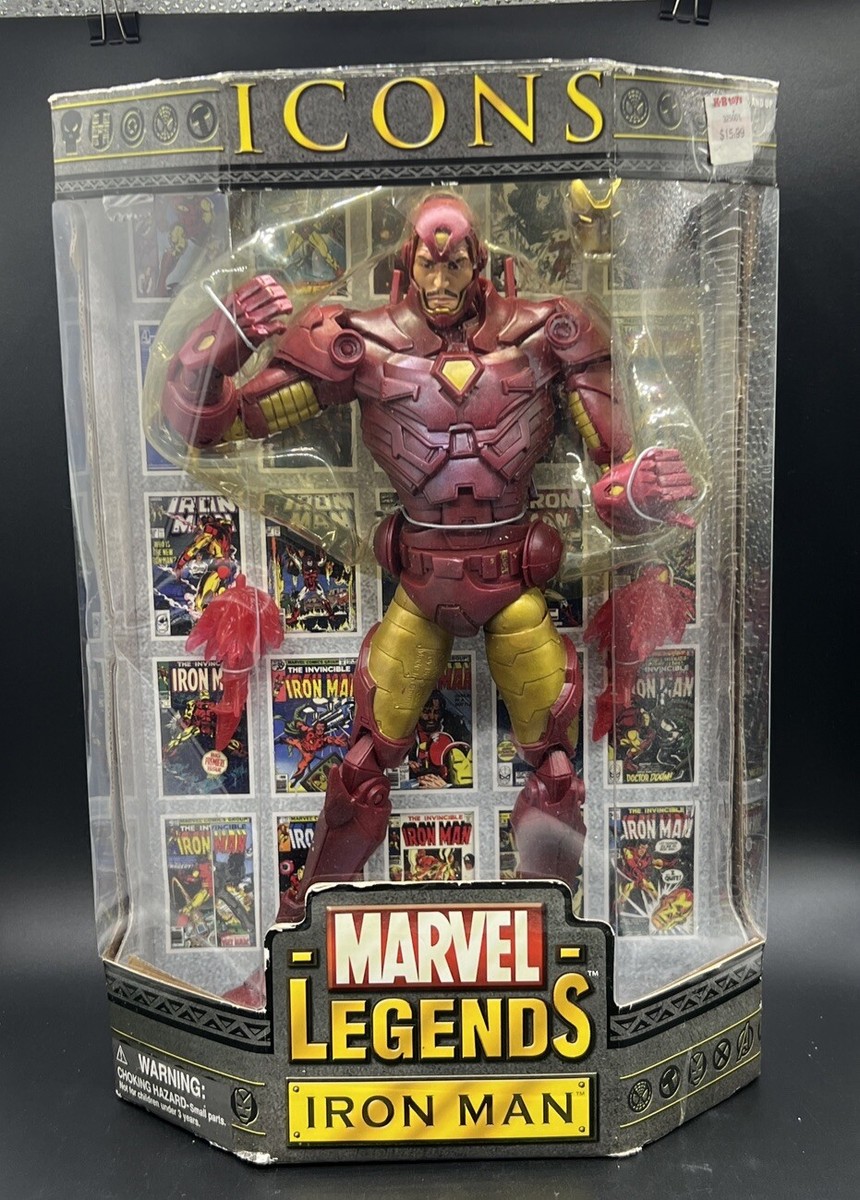 06'Toybiz/MARVEL LEGENDS ICONS“IRONMAN” 2006 Toy Biz Marvel Legends Icons - Iron Man (Gold Variant