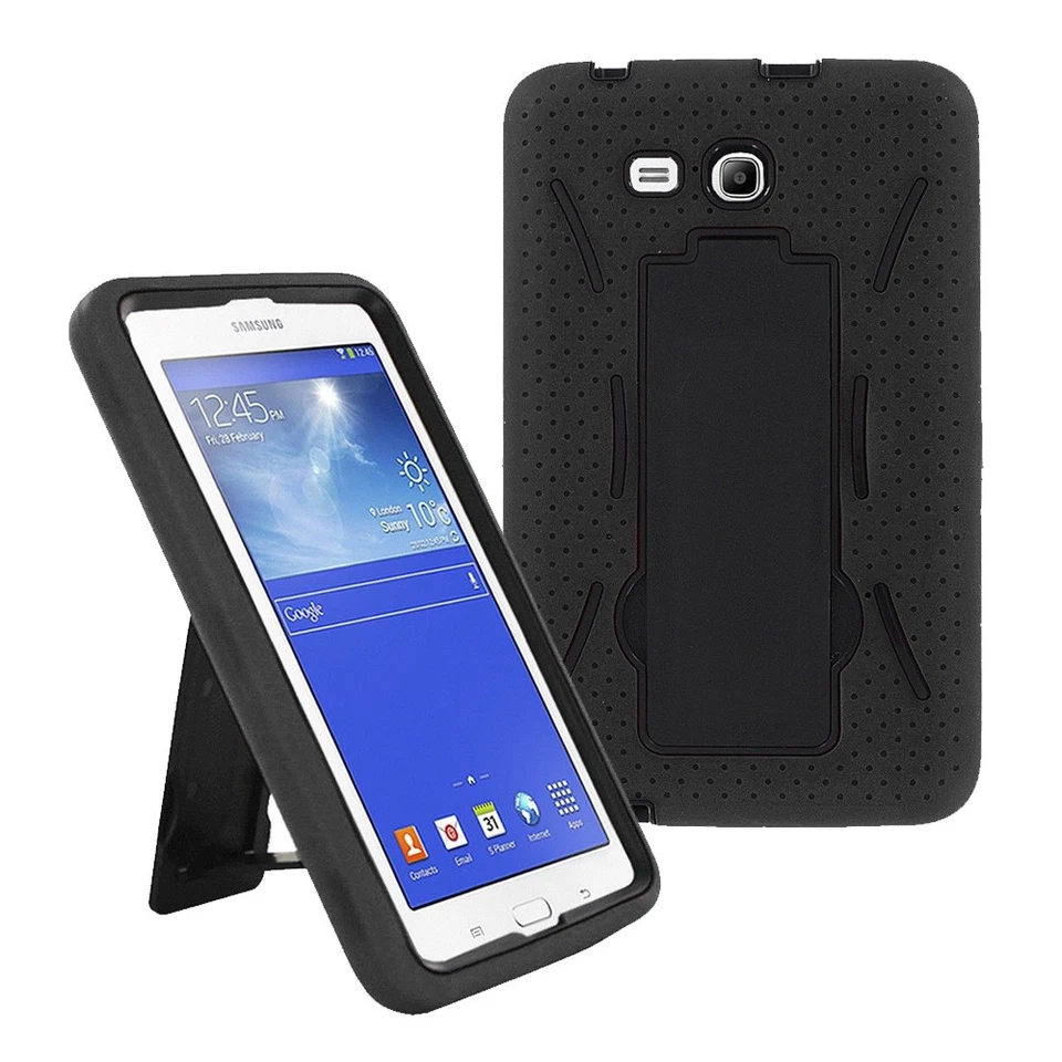 Hybrid Case Rugged Stand Shockproof Box Cover for Samsung Galaxy Tab 3 LITE 7.0 - Image 3 of 4