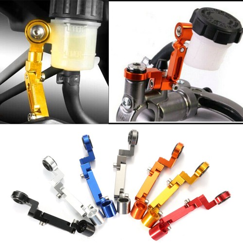 Aluminum Motorcycle Fluid Reservoir Brake Clutch Master Cylinder Mount