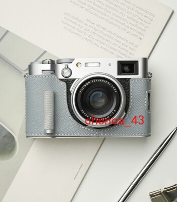 Suitable for Fujifilm X100VI Real Leather Camera Half Case MrStone