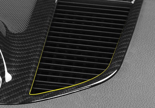 ABS Carbon Fiber Cover Trim 2015-21 Dashboard Air Outlet Vent For Porsche Macan - Picture 6 of 9
