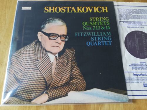 FITZWILLIAM STRING SHOSTAKOVICH-QUARTET 8/15,7/13/14,4,L'Oiseau Lyre NM lps - Picture 3 of 6