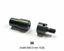 MATRICE PUNZONE PER TORCHIETTO PINZA TORCHIO A PISTONE PER RIVETTI 036