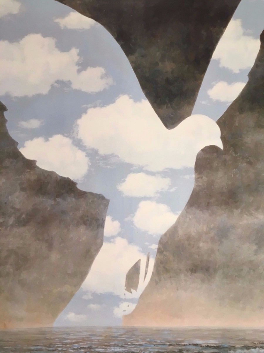 RENE MAGRITTE, 'LA GRANDE FAMILLE,1963' RARE AUTHENTIC 1996 X L