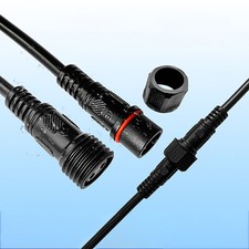 IP68 Waterproof Connector Plug Male Female Cable Power Socket Electrical Wire
