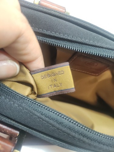 Borsa The Bridge Pelletteria Il Ponte Firenze Vintage In Pelle E Tessuto - Bild 12 von 22
