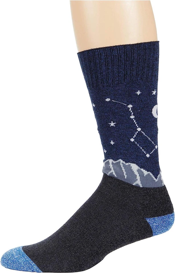 Calcetines Socksmith ESF20272 Estrellas Azul Marino Talla LG-XL, (Hombre 7-12.5, Mujer 8.5-14) Foto 2 de 2