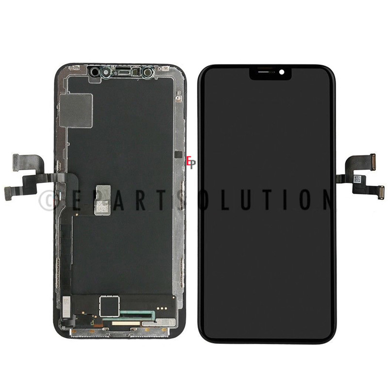 iPhone - A:) Screen Repair Kits :: iPhone X Black Grade A Glass Screen