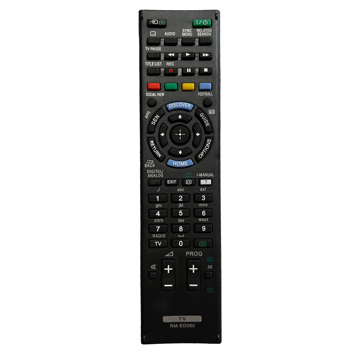 Thumbnail - Ersatz Tv Fernbedienung Für Sony Kdl-40hx757 Fernseher