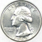 1963 Washington Quarter Dollar
