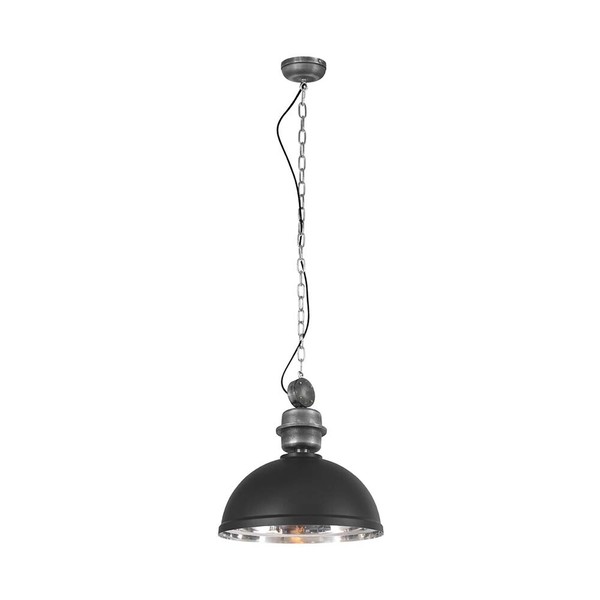 HäNgeleuchte Pendelleuchte Esszimmerlampe Industriell Retro Schwarz Metall Chrom-image