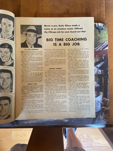 1961 Official National Hockey Annual Magazine - Picture 2 of 5