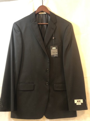 NWT Joseph Abboud Wool Black Double Vented Blazer Sport Slim Fit - Picture 3 of 11