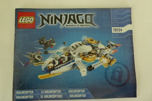 LEGO 70724 - B a u a n l e i t u n g, keine Steine, gebraucht, 1 St.