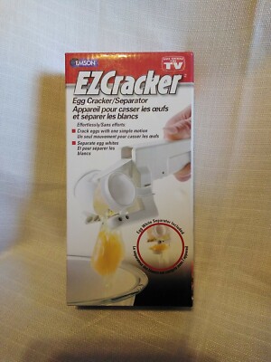 EZCracker Handheld Egg Cracker & Yolk Separator Kitchen Tool As Seen On TV EMSON