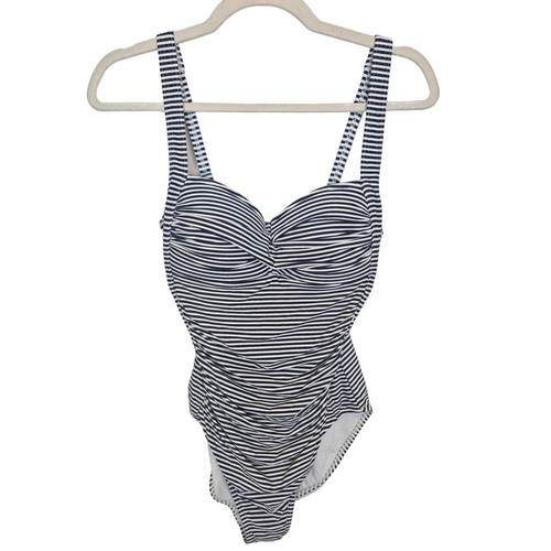 Bond-eye Swimwear One Piece Bond-eye Swimsuit Bond-eye One Piece 10 Blue White