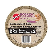 SPOT Ethical Pets Rockin' Insert Replacement Scratchers for Cat 2 Pack , 5.5"