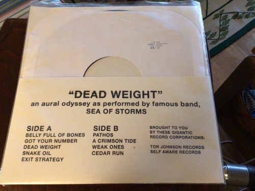 Sea Of Storms 2015 “dead weight” Test Pressing LP #23/30 Scandinavia - Picture 2 of 5