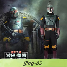 Movie Star Wars Boba Fett Vest Pants Customized Complete Outfit Cosplay Costume