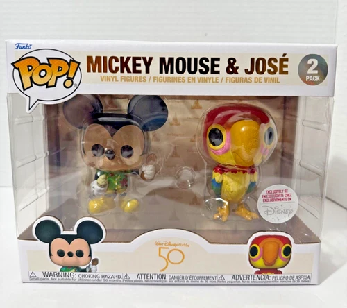 Funko Pop Disney Exclusive 2-Pack Mickey Mouse and Jose Walt Disney World 50th
